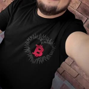 Crypto t-shirts for men and women - BTC Heart