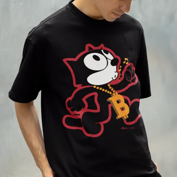 Crypto t-shirts for men and women - Cat Bling