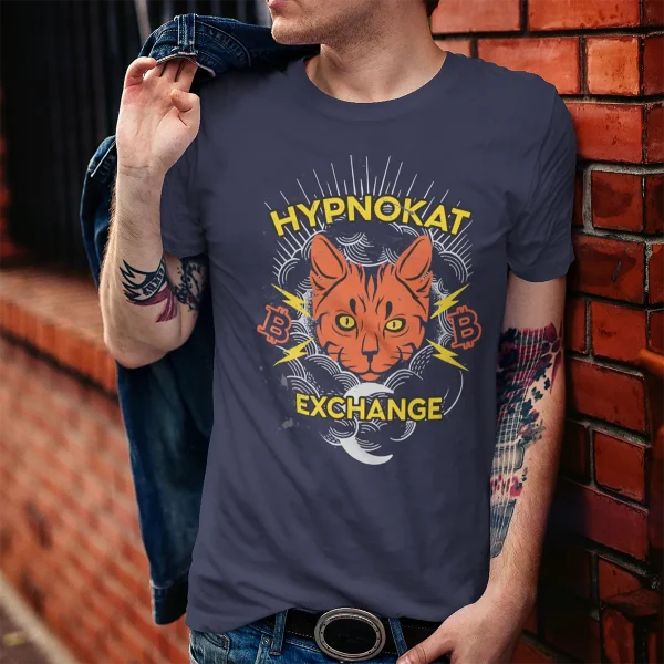 Crypto t-shirts for men and women - A1 Hypnocat