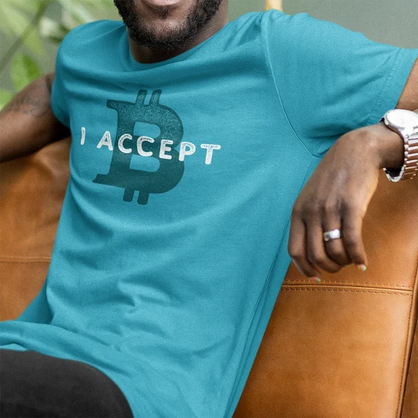 Crypto t-shirts for men and women - I accept