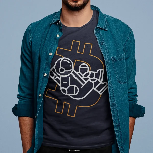 Crypto t-shirts for men and women - Space