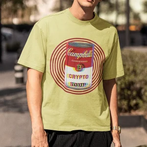 Crypto t-shirts for men and women - Warhol Soup