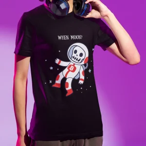 Crypto t-shirts for men and women - When Moon?